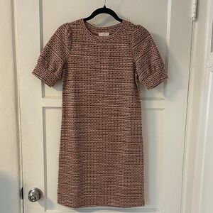 Pink Tweed Dress